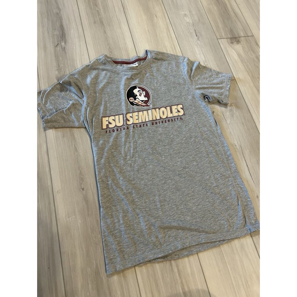 FSU Seminoles Shirt Size M Florida State University Tee Section 101 Gray NCAA